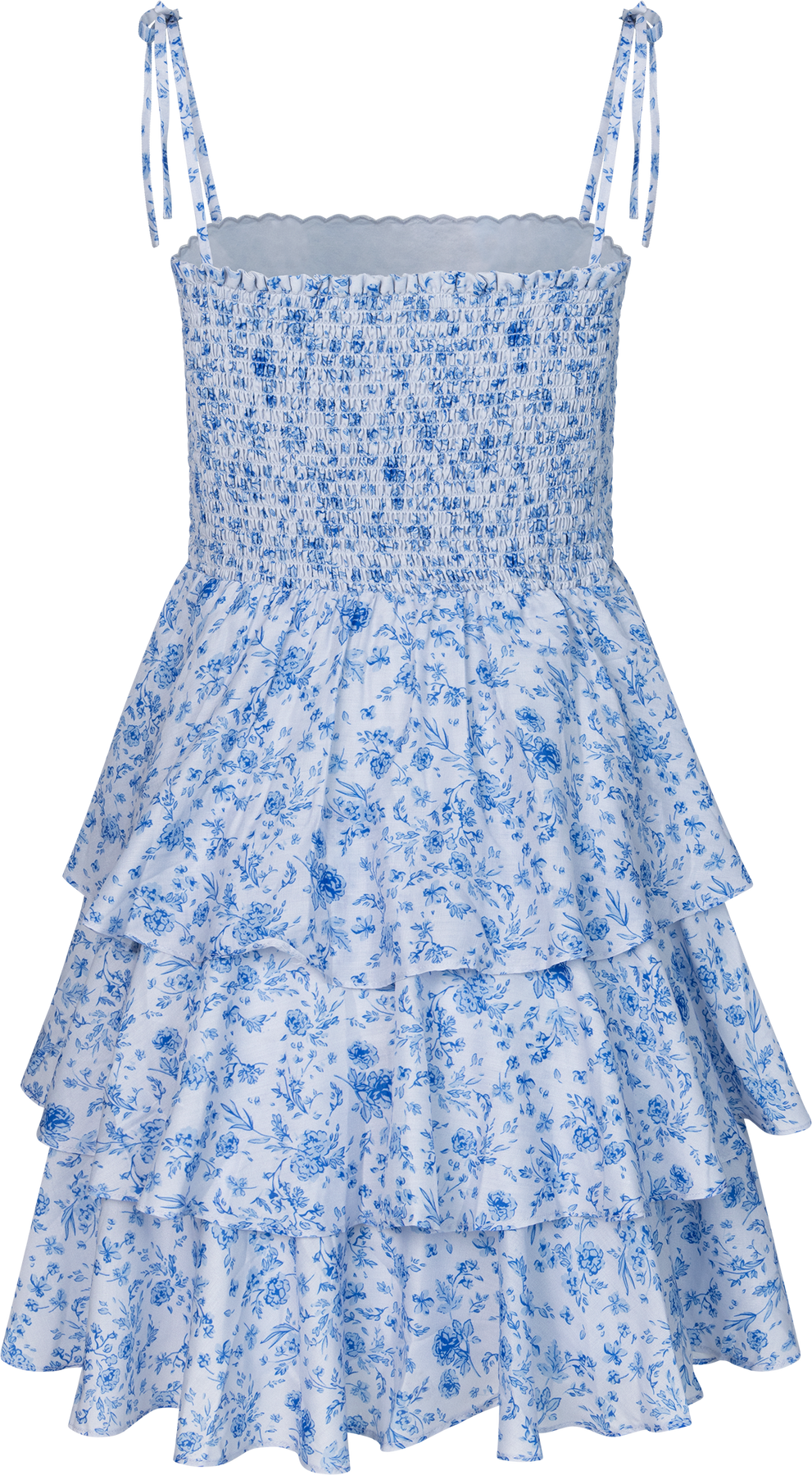 Magni Mini Dress - Blue Flower