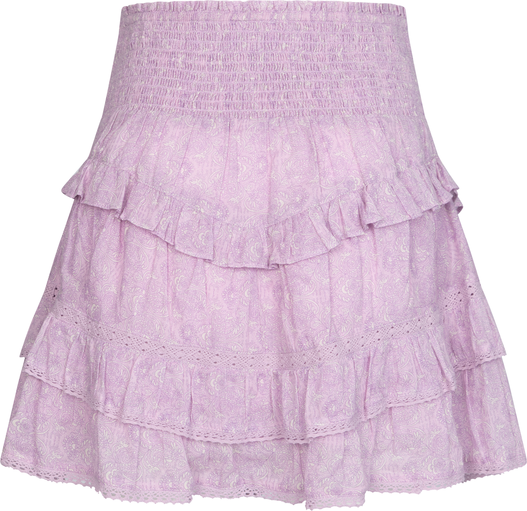 Vilde Paisley Kjol - Pink Paisley