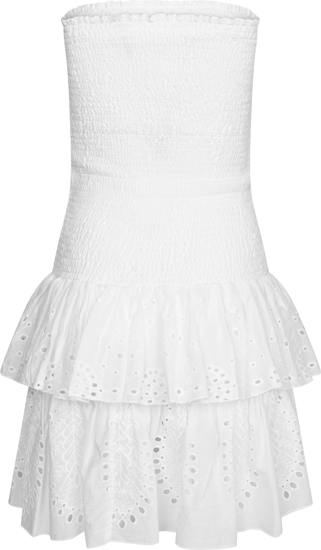 Kanutte Solid Smock Dress - White