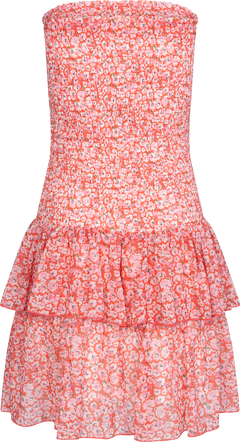 Kanutte Chiffon Smock Dress - Pink