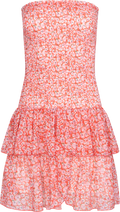 Kanutte Chiffon Smock Dress - Rosa