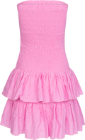Kanutte Emb Smock Dress - Rosa