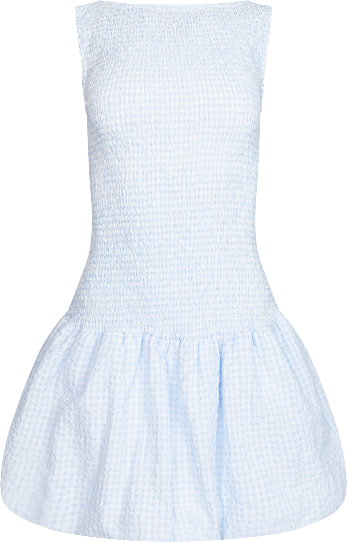 Tora Smock Dress - Blå