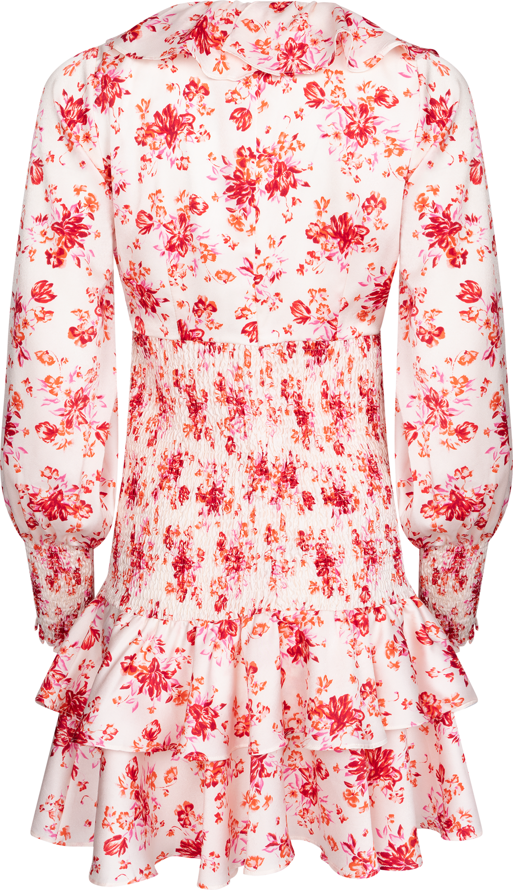 Torunn Smock Dress - Röd