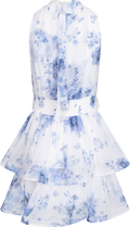 Idun Mini Flower Dress - Blue Flower