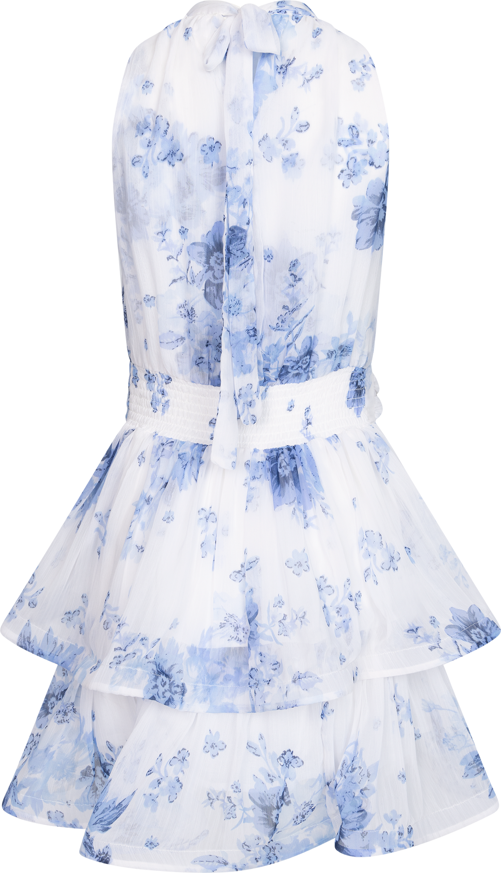 Idun Mini Flower Dress - Blue Flower
