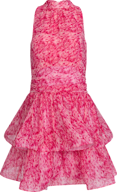 Idun Mini Rose Dress - Pink Rose