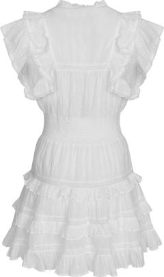 Fryd Dobby Dress - White