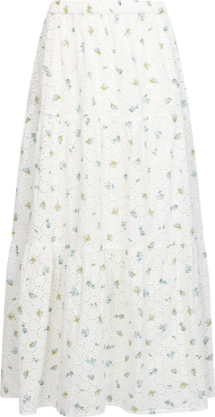Rana Broderie Anglaise Skirt - Forglemmegei White