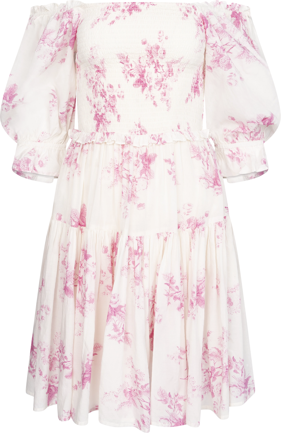 Dagna Voile Dress - Pink