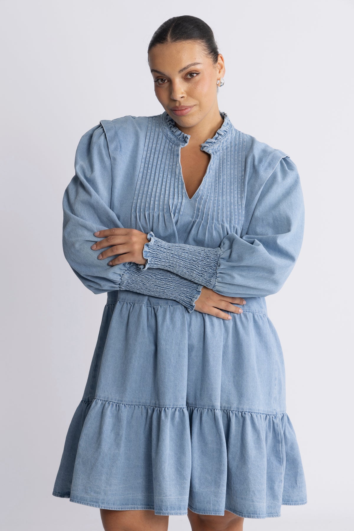 Embla Light Denim Dress