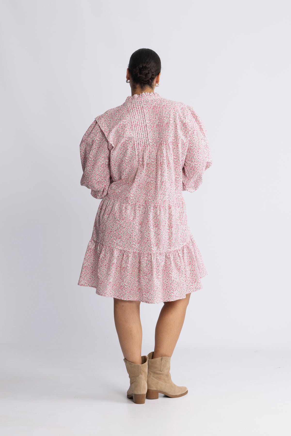 Embla Poplin Dress - Pink