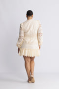 Lani Lace Mini Dress - Creme