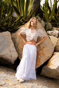 Vendla Voile Maxi Skirt - White