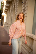 Emma Poplin Blouse - Pink