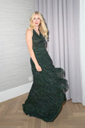 Inga Sparkle Dress - Green