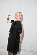 Julfrid Glitter Dress - Svart