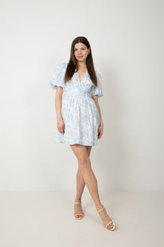 Nordis Voile Mini Dress - Blue
