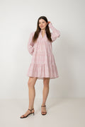 Embla Poplin Dress - Pink