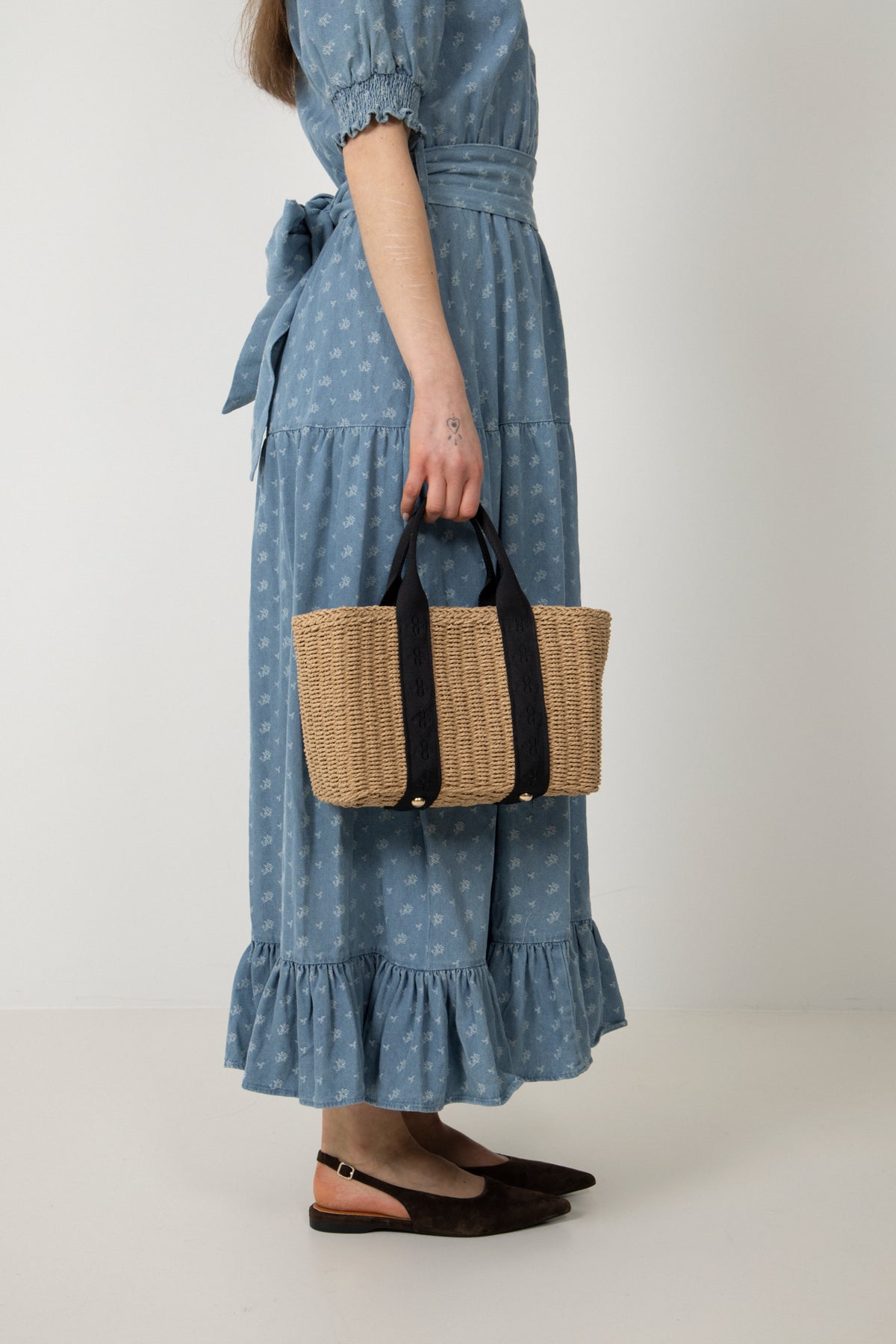 Beatrice Basket Bag - Svart