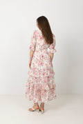 Vera Dreamy Flower Dress - Rosa Blomster