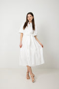 Lovisa Midi Skjortklänning - Off White