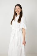 Lovisa Midi Skjortklänning - Off White