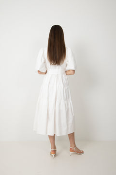 Lovisa Midi Shirt Dress - Off White