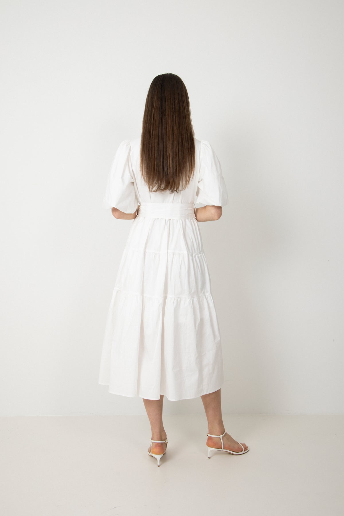 Lovisa Midi Skjortklänning - Off White