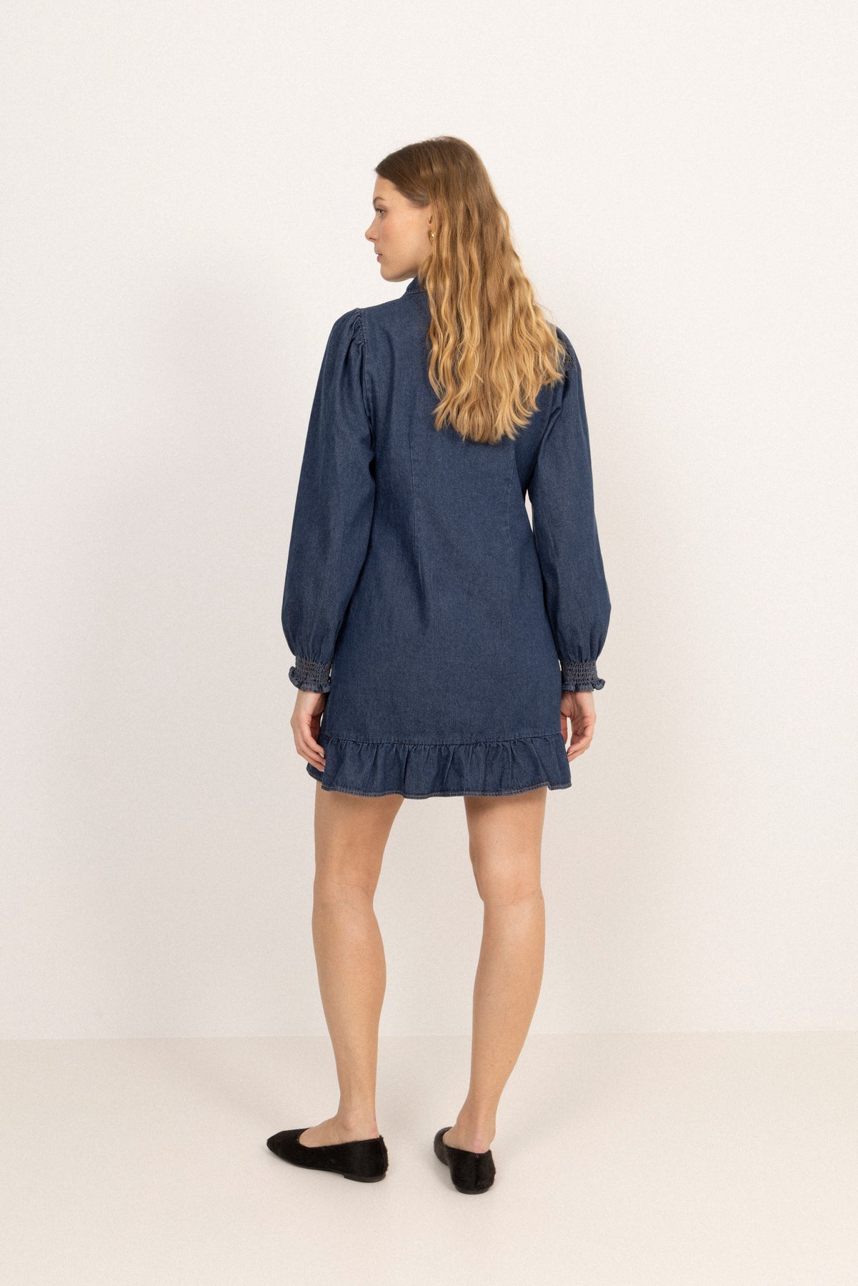 Vinda Denim Dress - Blue