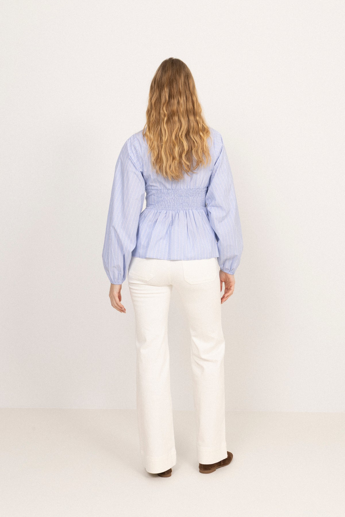 Juni Cotton Poplin Shirt - Light Blue