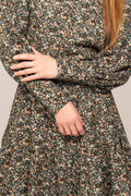 Liv Baby Cord Dress - Green Autumn