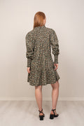 Embla Baby Cord Dress - Green Autumn