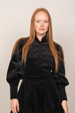 Liv Cord Dress - Black