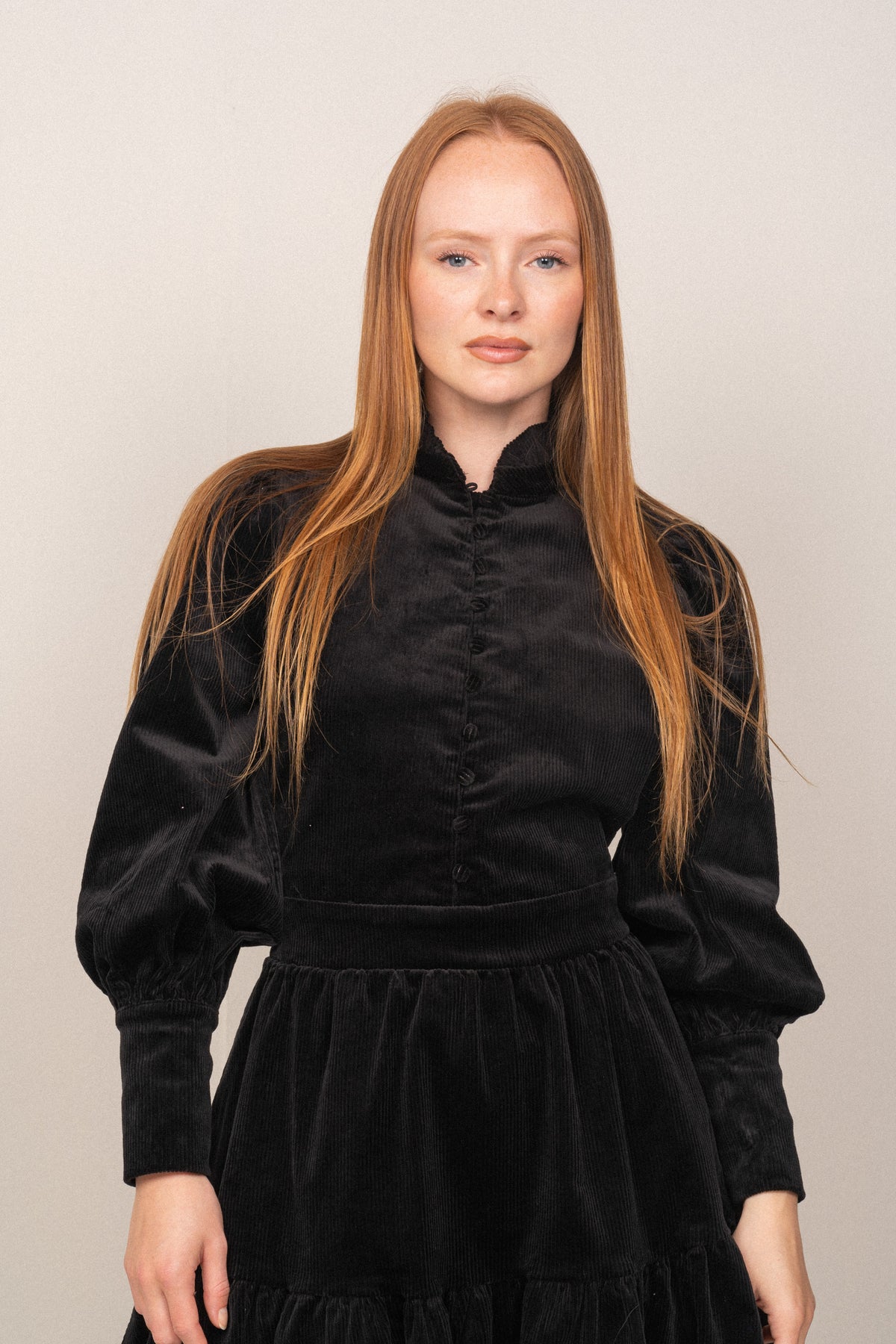Liv Cord Dress - Black