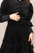 Liv Cord Dress - Black