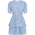 Jade Dress - Blue Flower Field