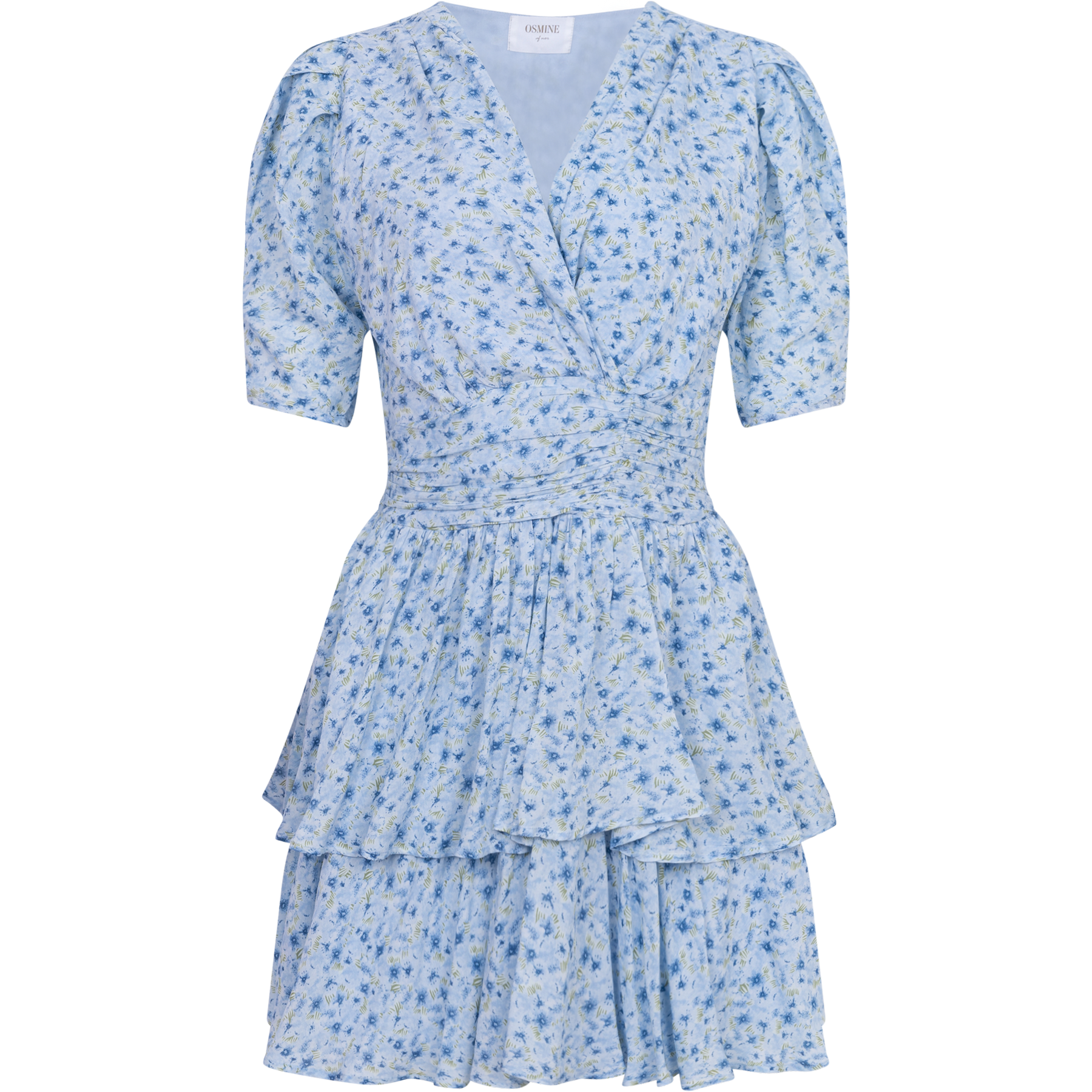 Jade Dress - Blue Flower Field