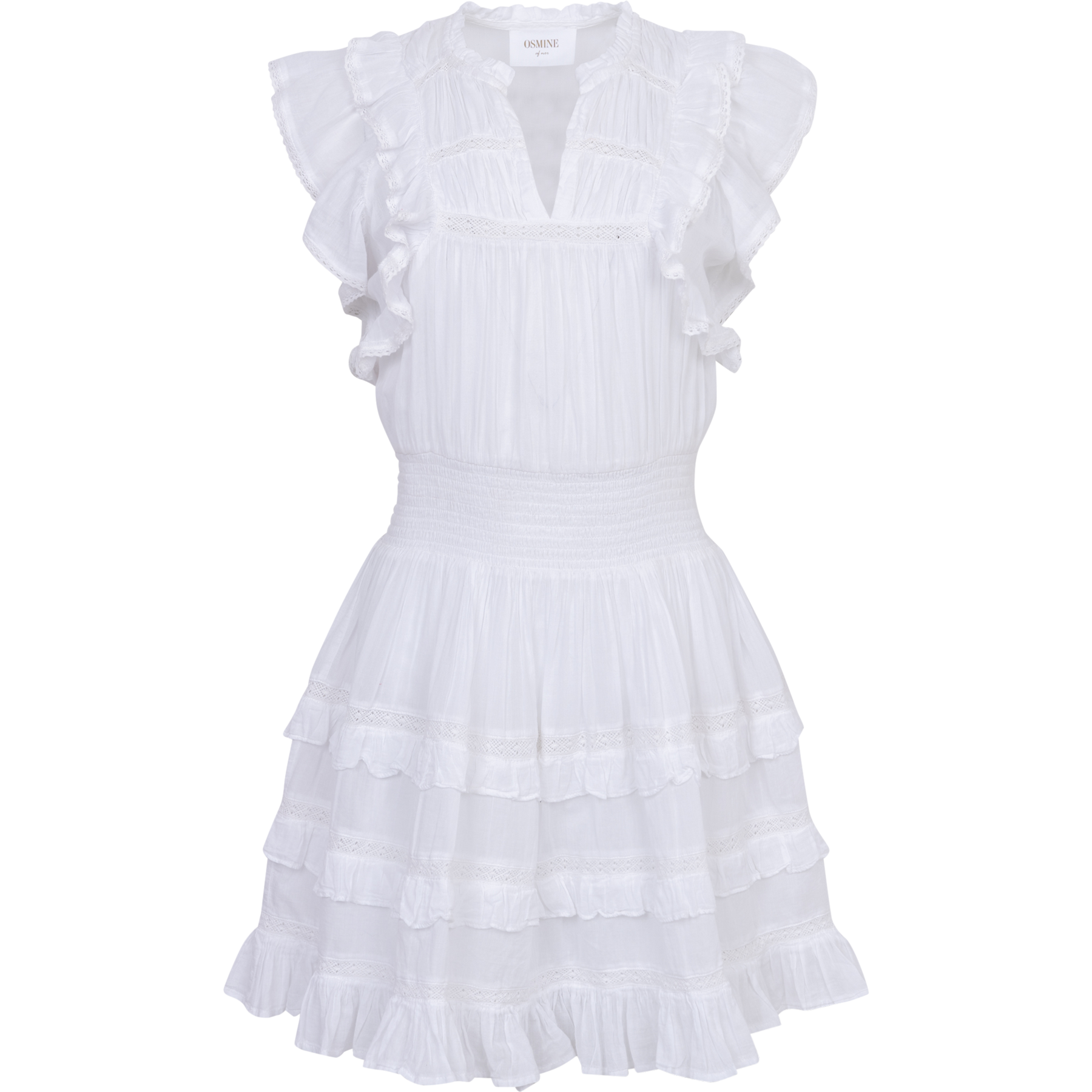 Fryd Voile Dress - Vit