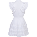 Fryd Voile Dress - Vit