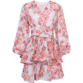 Jade Wave Dress - Rosendal Red