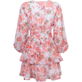 Jade Wave Dress - Rosendal Red