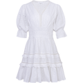 Valeria Broderie Anglaise Dress - White