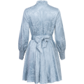 Saga Jacquard Dress - Light Blue