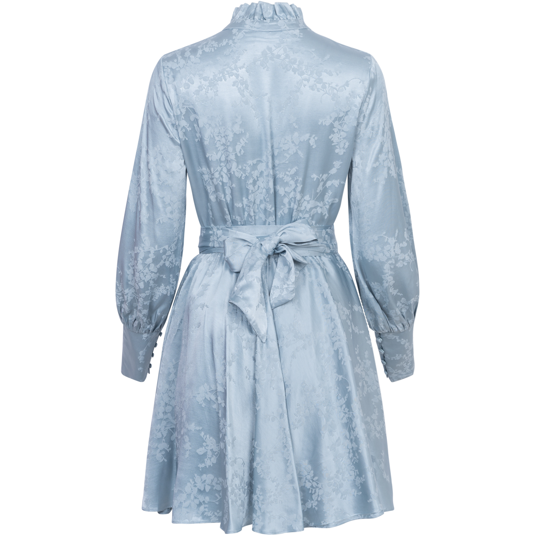 Saga Jacquard Dress - Light Blue