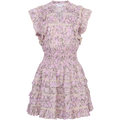 Fryd Voile Dress - Pink Fleur