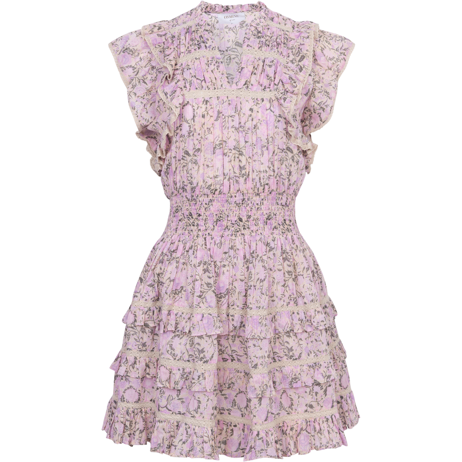 Fryd Voile Dress - Pink Fleur