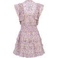 Fryd Voile Dress - Pink Fleur