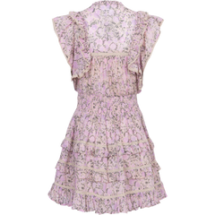 Fryd Voile Dress - Pink Fleur