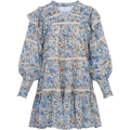 Ellie S Voile Dress - Blue Fleur